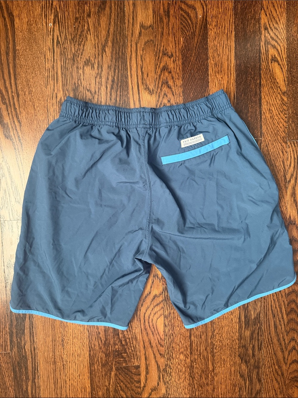 Fair Harbor Men’s The Anchor Navy Blue Swim Trunks Board Shorts - Picture 4 of 10